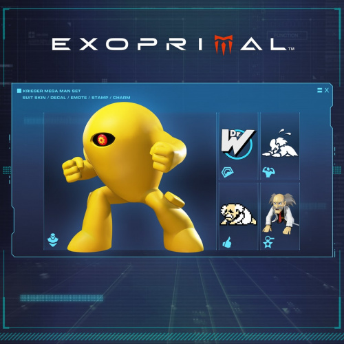 Exoprimal - Набор Mega Man для Кригера