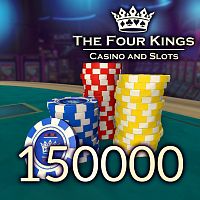 Four Kings Casino: Пакет Фишек 150.000