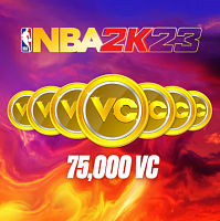 Донат NBA 2K23 75000 VC - игровая валюта