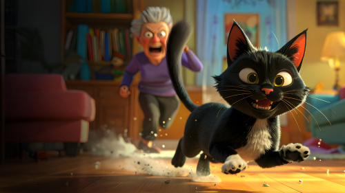 Evil Cat Simulator vs Granny