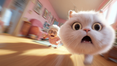 Bad Cat Angry Granny
