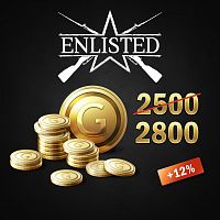 Enlisted -  2500 Золота + 300 Бонус