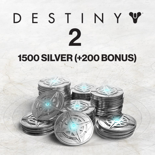 1500 ед. серебра Destiny 2 (+200 ед. в подарок)