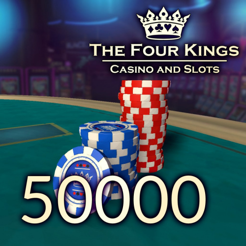 Four Kings Casino: Пакет Фишек 50.000 Four Kings Casino: Пакет Фишек 50.000