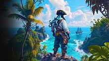 Pirate Simulator - Corsair Skull & Sails