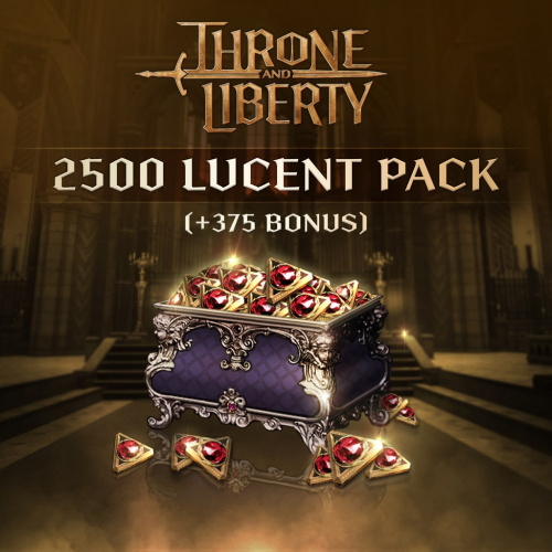 2,500 Lucent Pack (+375 Bonus) - Throne and Liberty