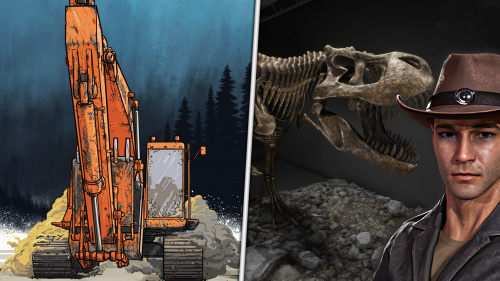 Dinosaur Fossil Hunter & Gold Mining Simulator Dinosaur Fossil Hunter & Gold Mining Simulator