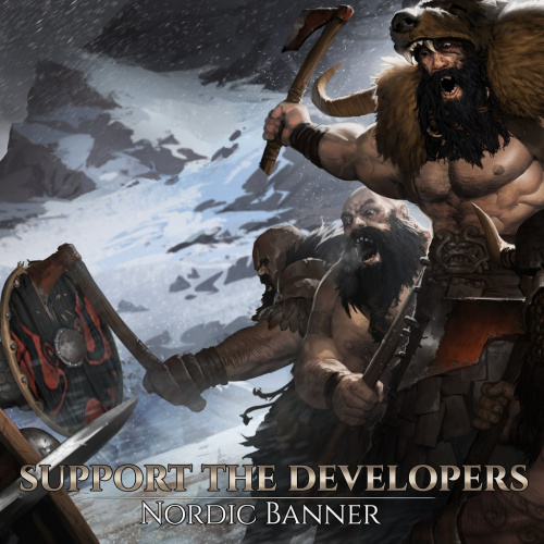 Battle Brothers – Support the Developers & Nordic Banner Battle Brothers – Support the Developers & Nordic Banner