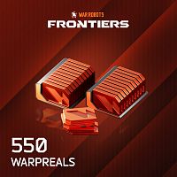500 и 50 бонусных варп-реалов War Robots: Frontiers