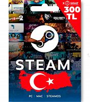 Steam код пополнения 300 TL (Турция)