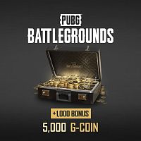 PUBG - 5000 G-Coin (+1,000 бонусных)