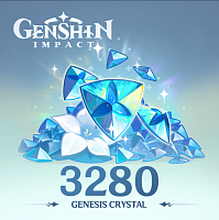 Донат Genshin Impact 3280 Genesis Crystals - игровая валюта