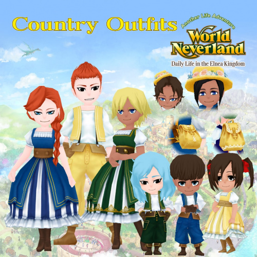 Country Outfits: WorldNeverland - Daily Life in the Elnea Kingdom - Another Life Adventure